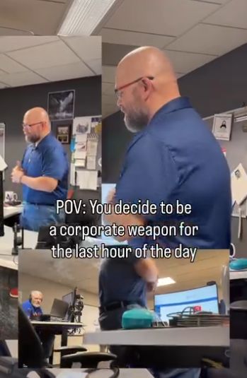 Be a corporate weapon. Be a corporate weapon.