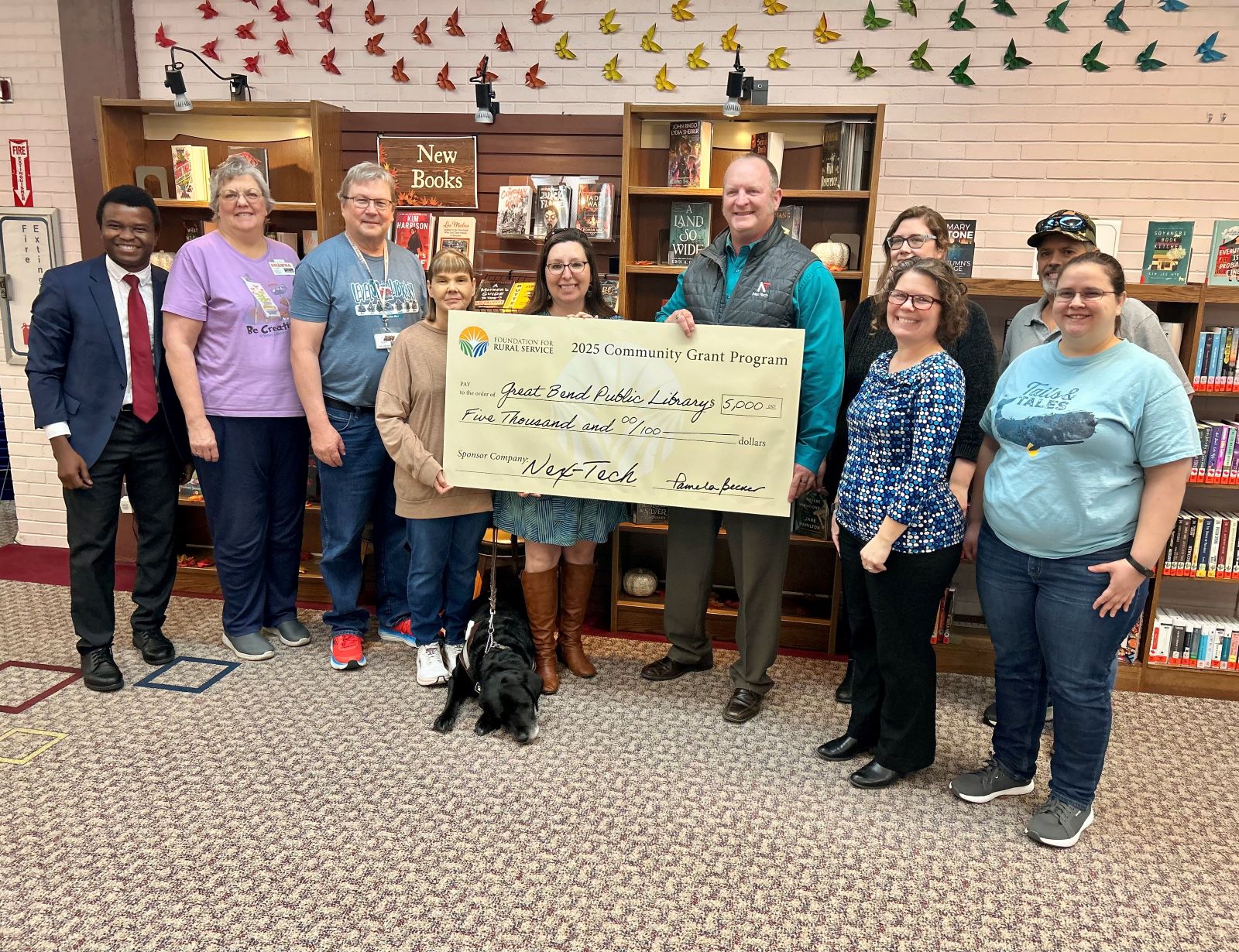 Great Bend Public Library Receives $5,000 FRS Community Grant for Computer Upgrades