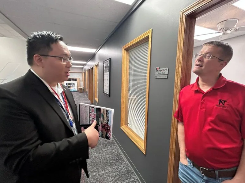 Kansas Broadband Office Deputy Director Visits Nex-Tech (3) Kansas Broadband Office Deputy Director visits Nex-Tech for discussion.
