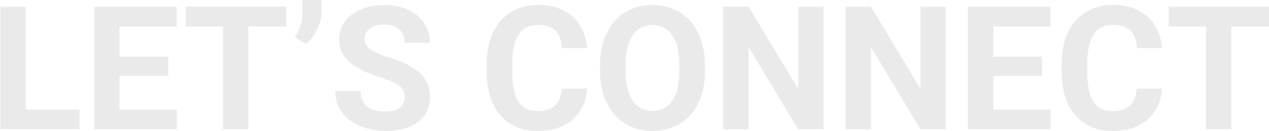 Let's Connect
