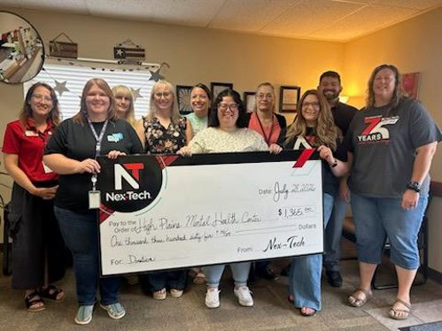 Nex-Tech Recognizes Mental Health Awareness Month with Employee-Driven Charity Donations